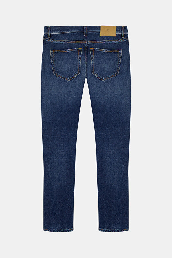 Relax Fit Blue Straight Denim Men's Jeans 2