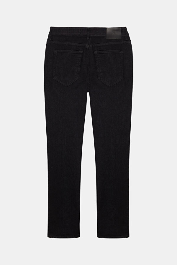 Black Straight Denim Men's Jeans 2