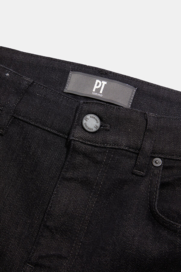 Black Straight Denim Men's Jeans 3