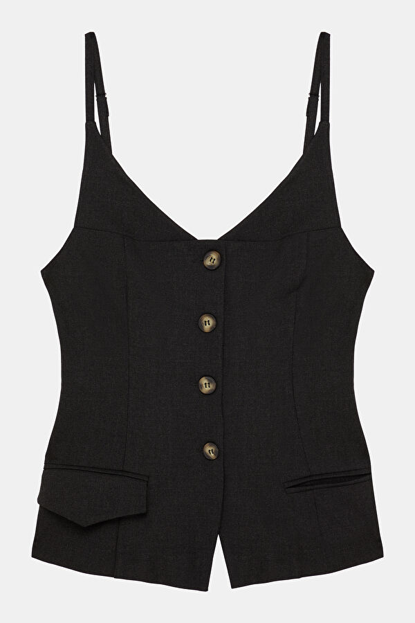 Anthracite Strappy Women's Blouse 3
