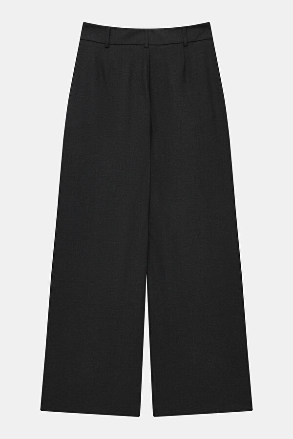 Anthracite Wide Leg Women's Trousers 4