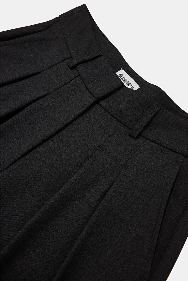 Anthracite Wide Leg Women's Trousers 5
