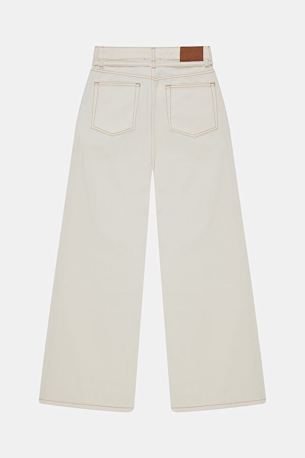 Off-white wide-leg women's trousers 5