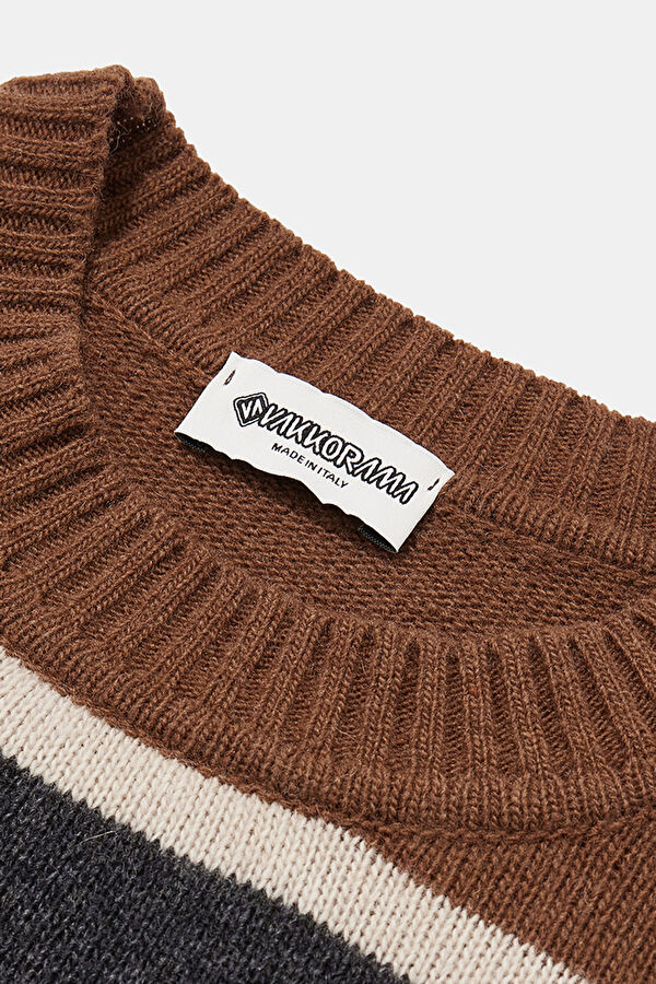 MADE IN ITALY 100% Sheep Wool Men's Sweater 5