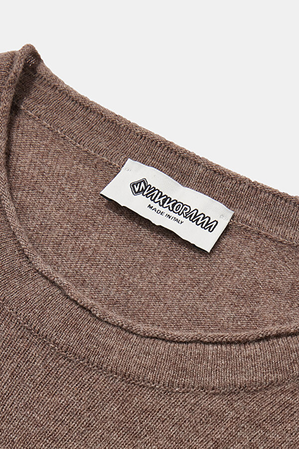 MADE IN ITALY 90% Merino Wool 10% Cashmere Men's Sweater 5