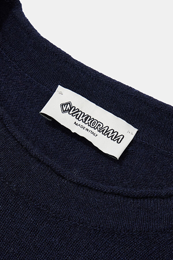 MADE IN ITALY 90% Merino Wool 10% Cashmere Men's Sweater 5