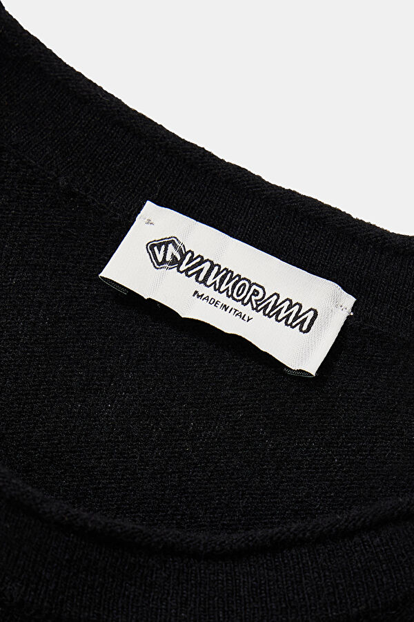 MADE IN ITALY 90% Merino Wool 10% Cashmere Men's Sweater 5