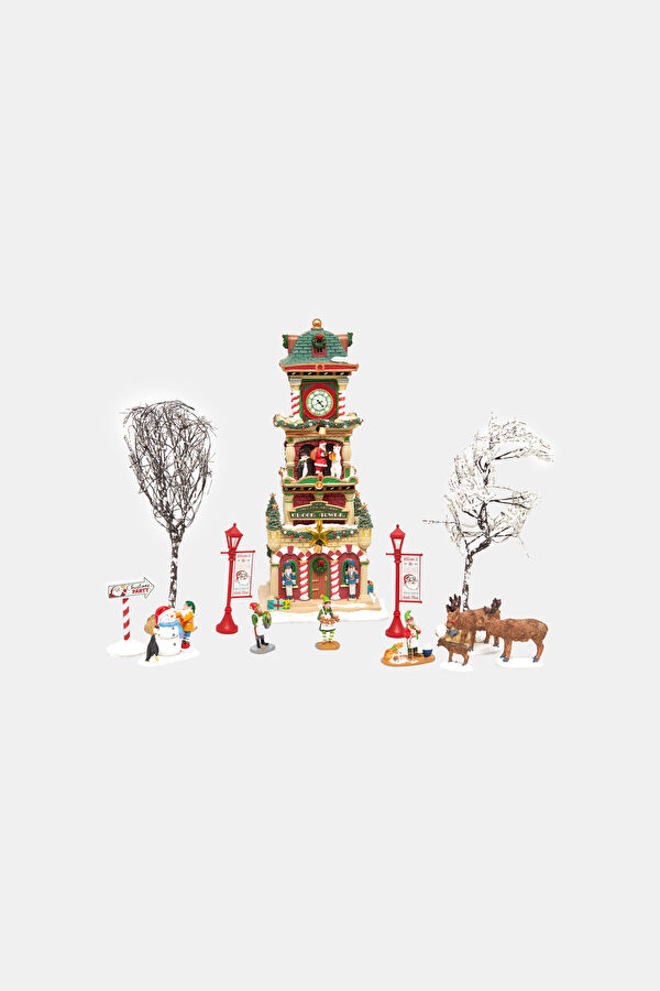The Village Square Clock Tower Set