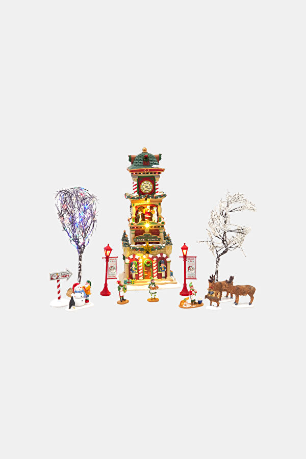 The Village Square Clock Tower Set 2