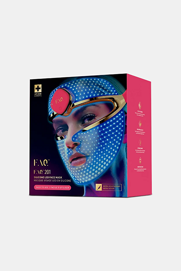 FAQ 201 Ultra Hafif Silikon RGB LED Yüz Maskesi 5