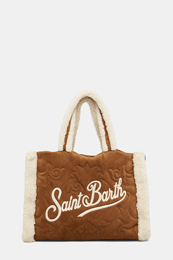 Vanity Shearling Tan Bag