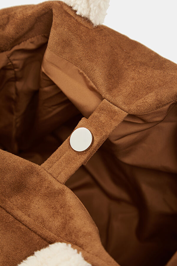 Vanity Shearling Tan Bag 5