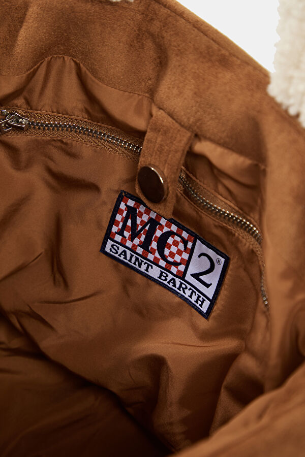 Vanity Shearling Tan Bag 6