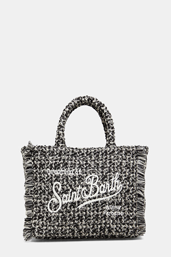 Colette Tweed Black Bag