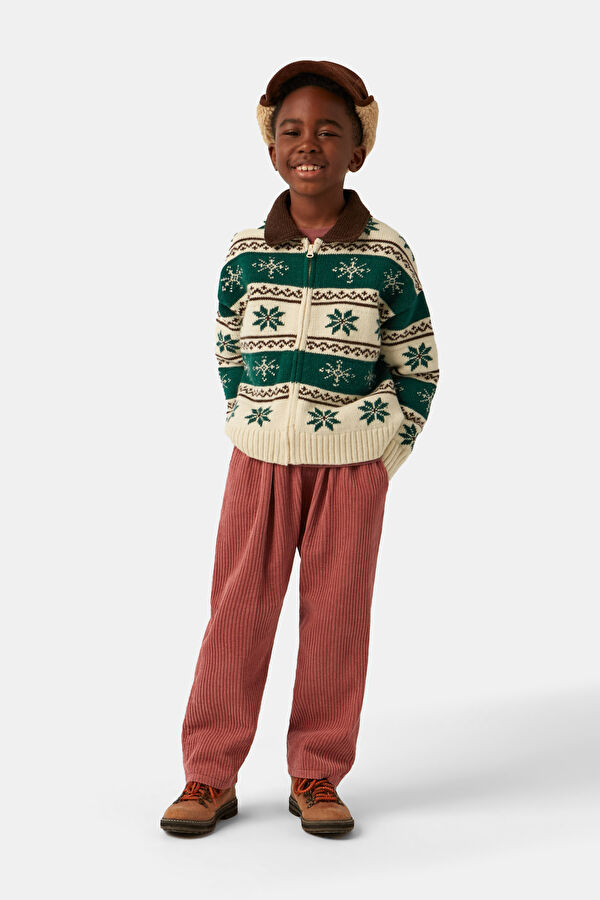 Ecru Wool Cardigan 3