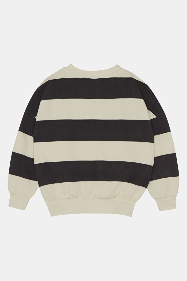 Gray O-Neck Sweatshirt 2