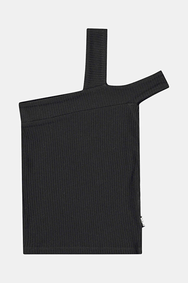 Black Strappy Kids Blouse