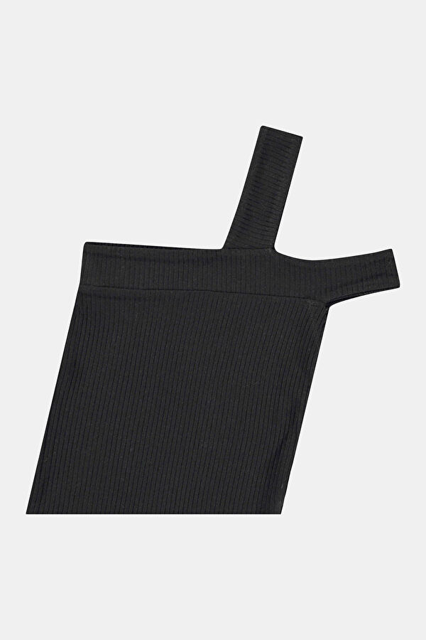 Black Strappy Kids Blouse 4