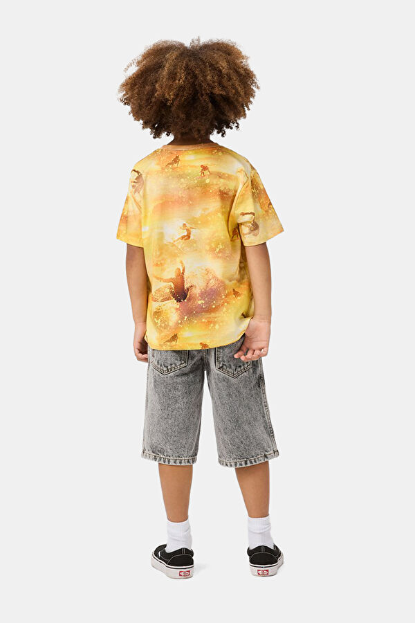 Gray Kids' Shorts 4
