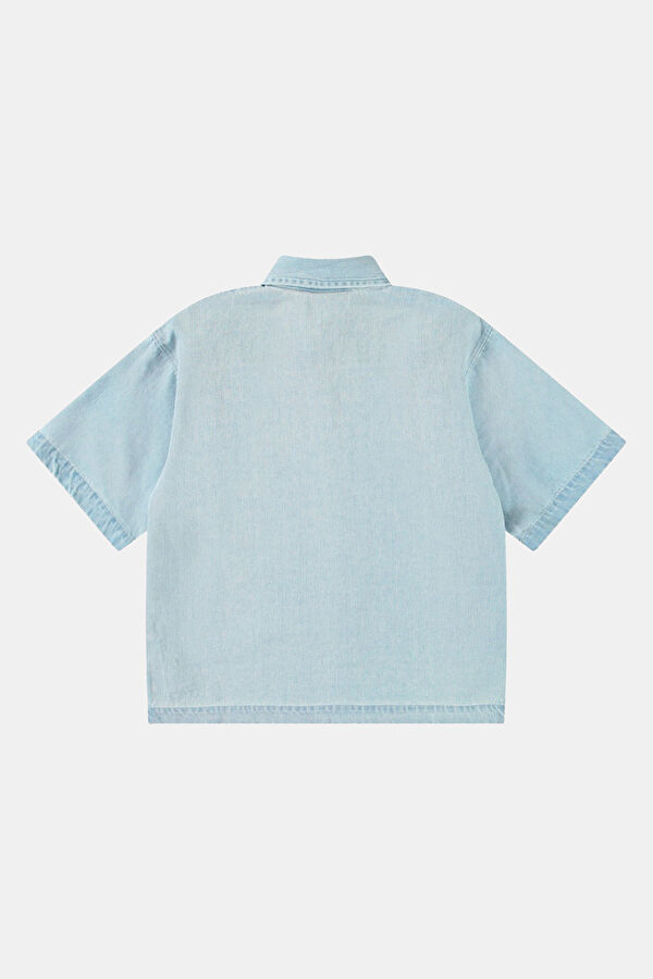 Light Blue Kids Shirt 4