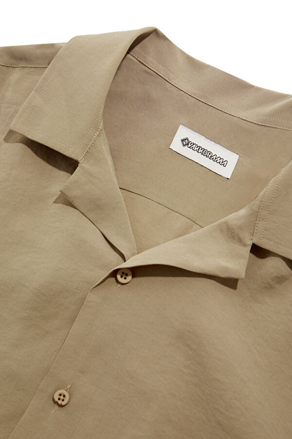 Mink Resort Collar Men's Shirt 3