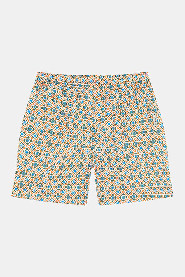 Multicolored Patterned Elastic Swimsuit 2