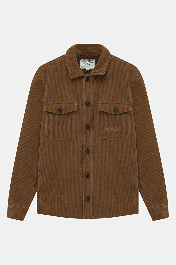 Brown Button-Down Jacket