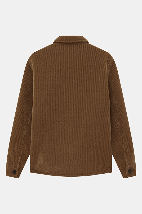 Brown Button-Down Jacket 2