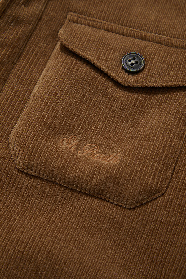 Brown Button-Down Jacket 4