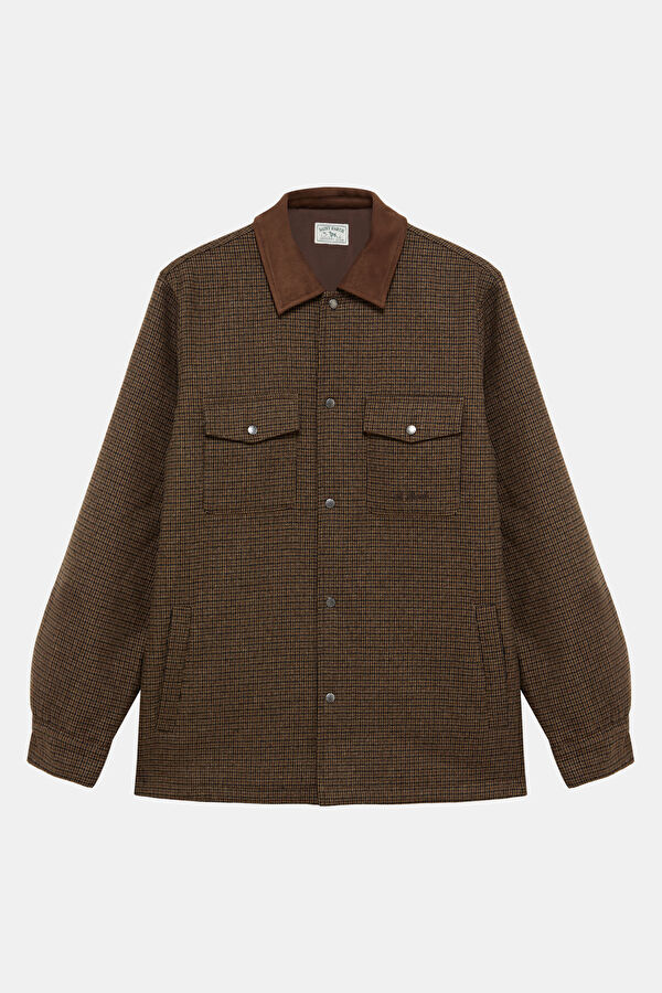 Brown Viscose/Wool Jacket