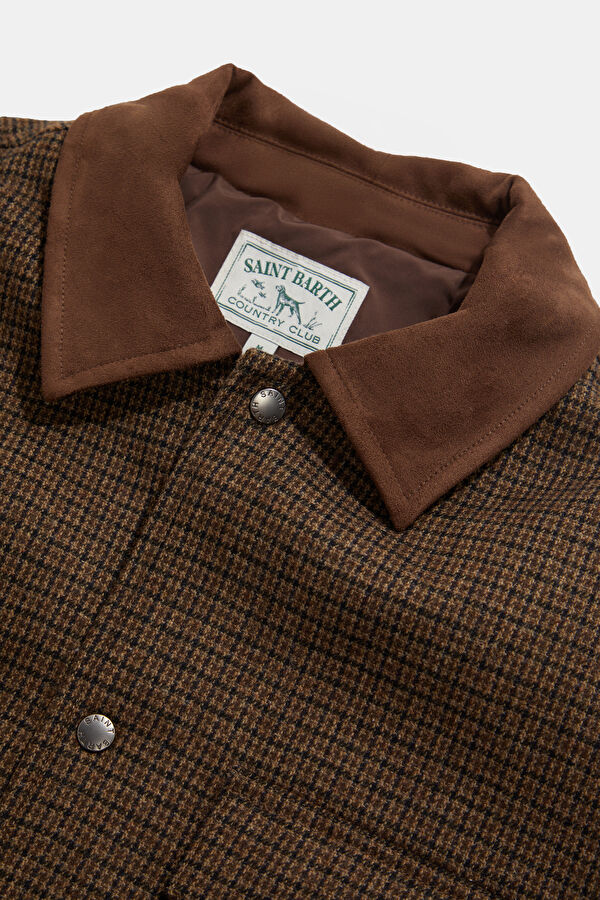 Brown Viscose/Wool Jacket 3