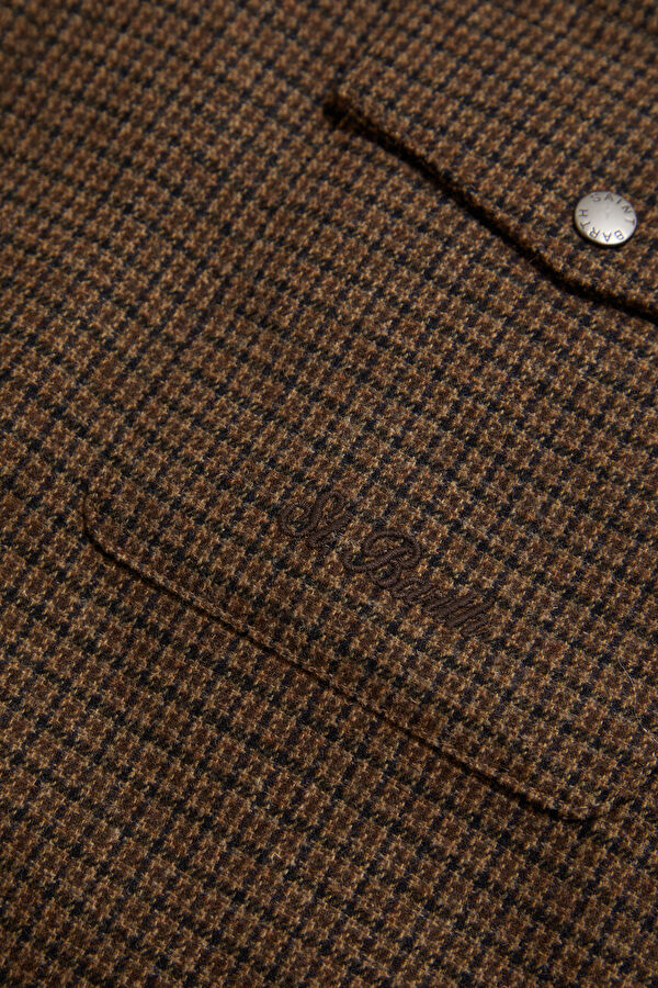 Brown Viscose/Wool Jacket 4