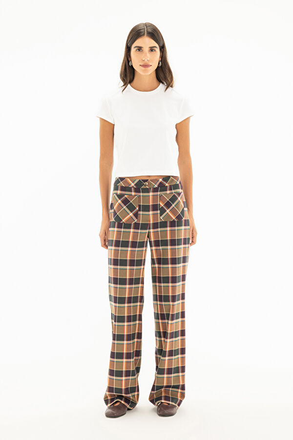 Colorful Women's Straight Leg Trousers