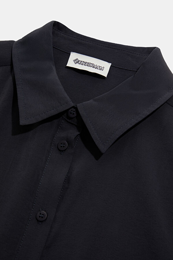 Oversize Anthracite Women's Shirt 3