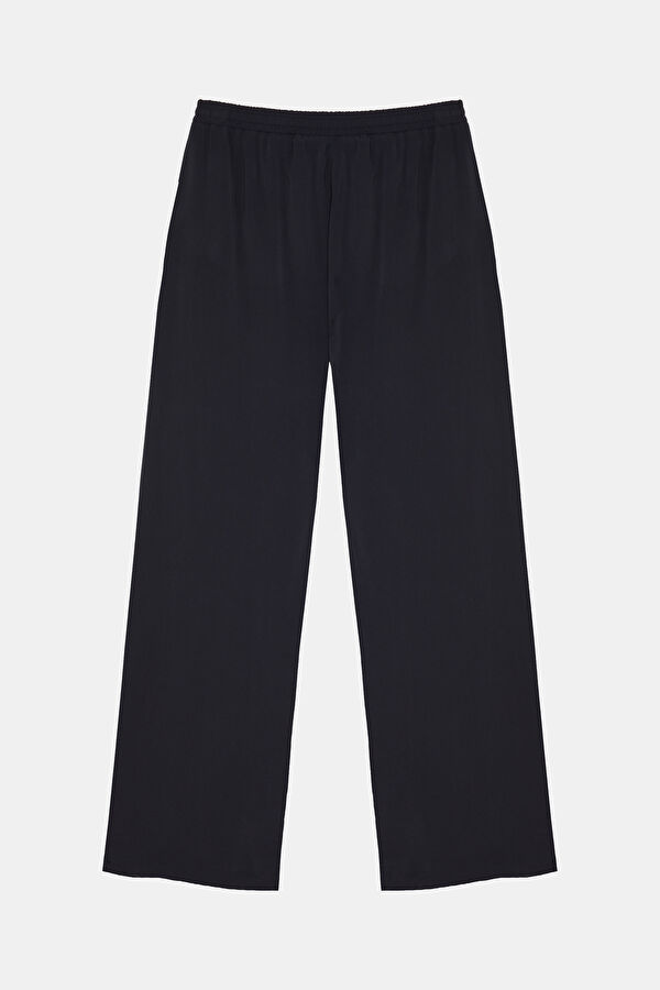 Anthracite Wide Leg Modal Women's Trousers 2