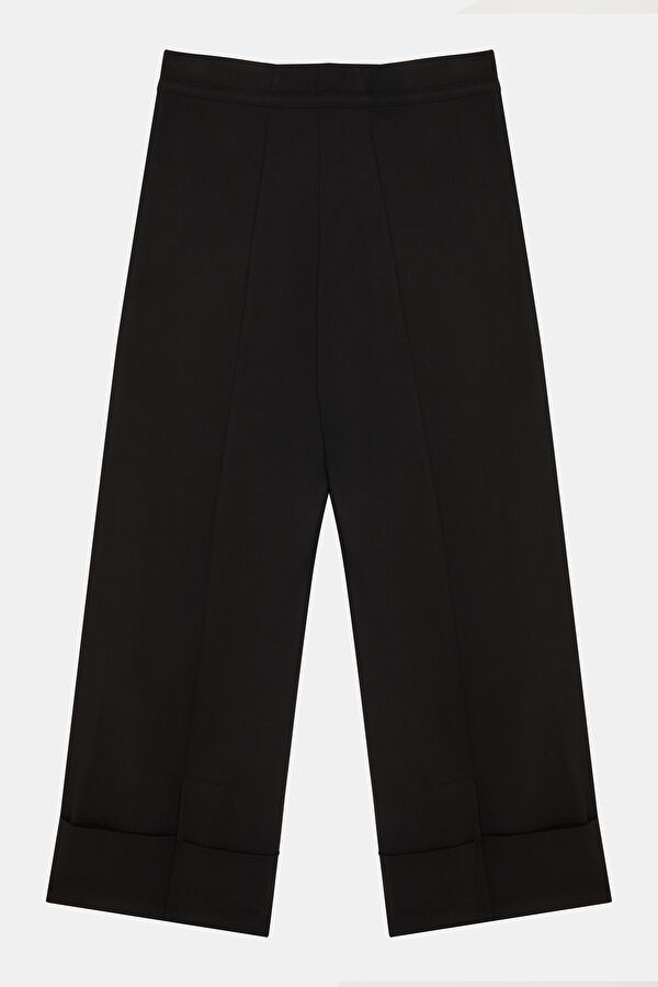 Black Wide Leg Women's Trousers 6