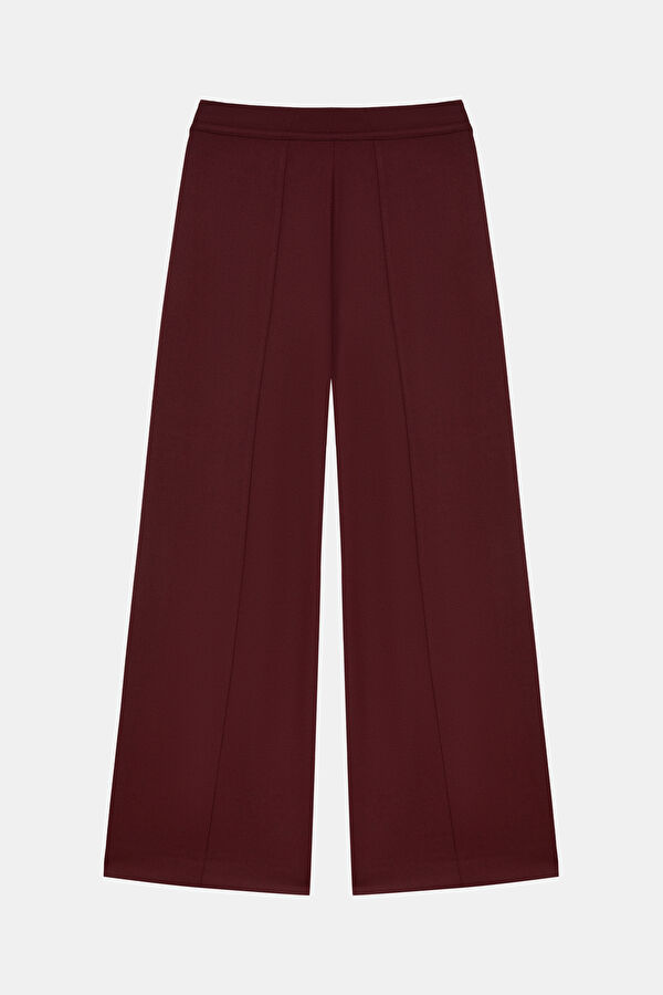Burgundy Women's Trousers 6