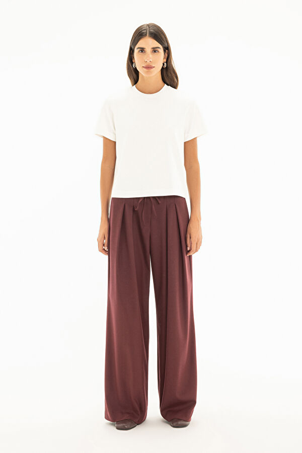 Burgundy Women's Trousers