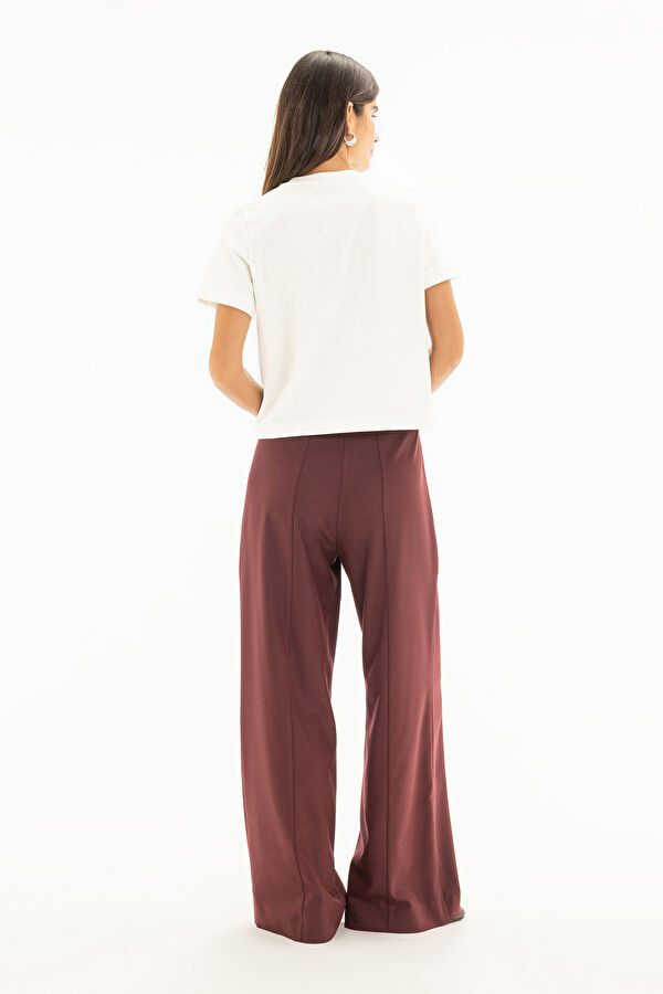 Burgundy Women's Trousers 2