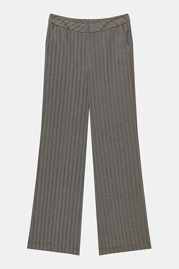 Coffee Wide Leg Women's Trousers 4