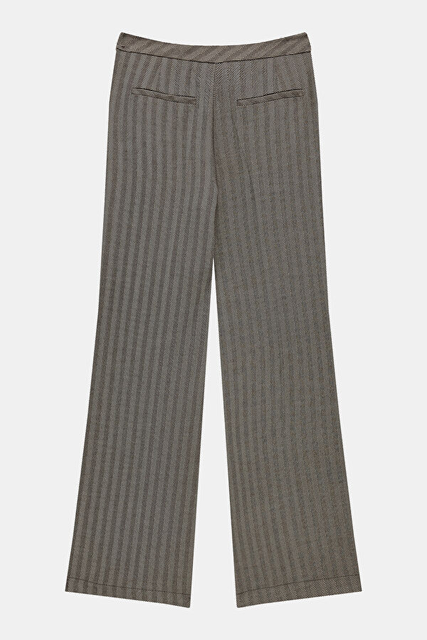 Coffee Wide Leg Women's Trousers 5
