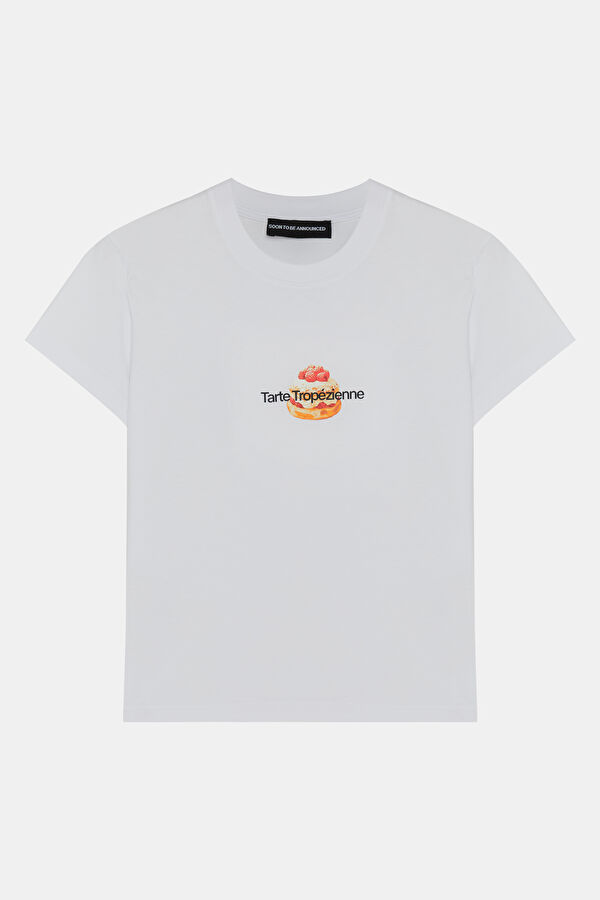 White Crew Neck Women's T-Shirt