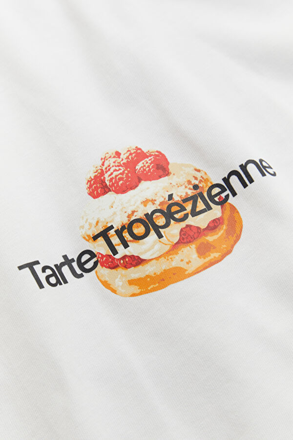White Crew Neck Women's T-Shirt 4