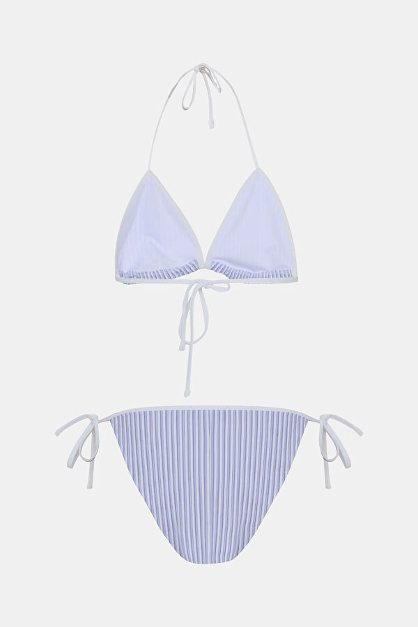 Purple Lace-up Women's Bikini 2