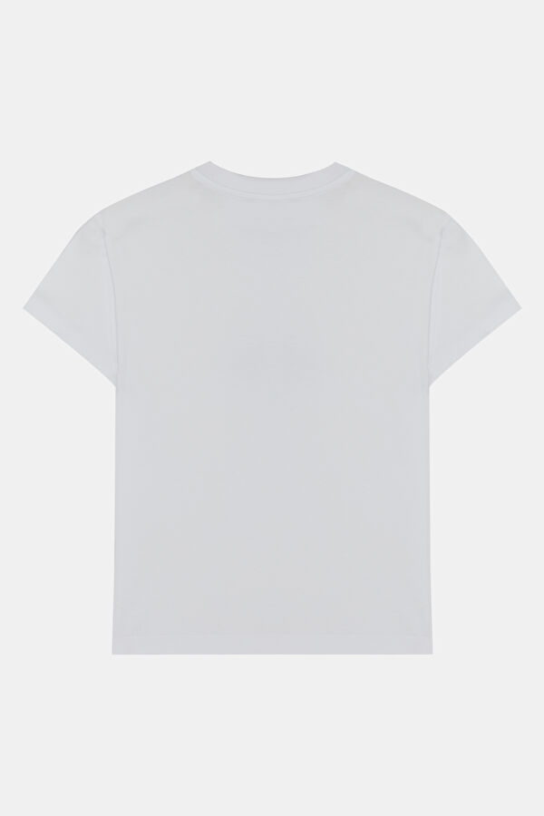 White Crew Neck Women's T-Shirt