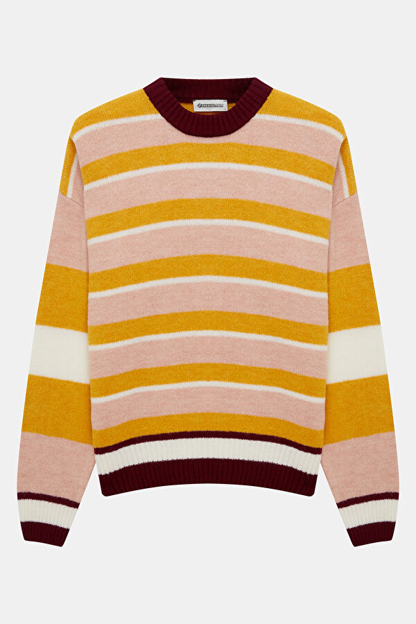 Multicolored Striped Women's Sweater 4