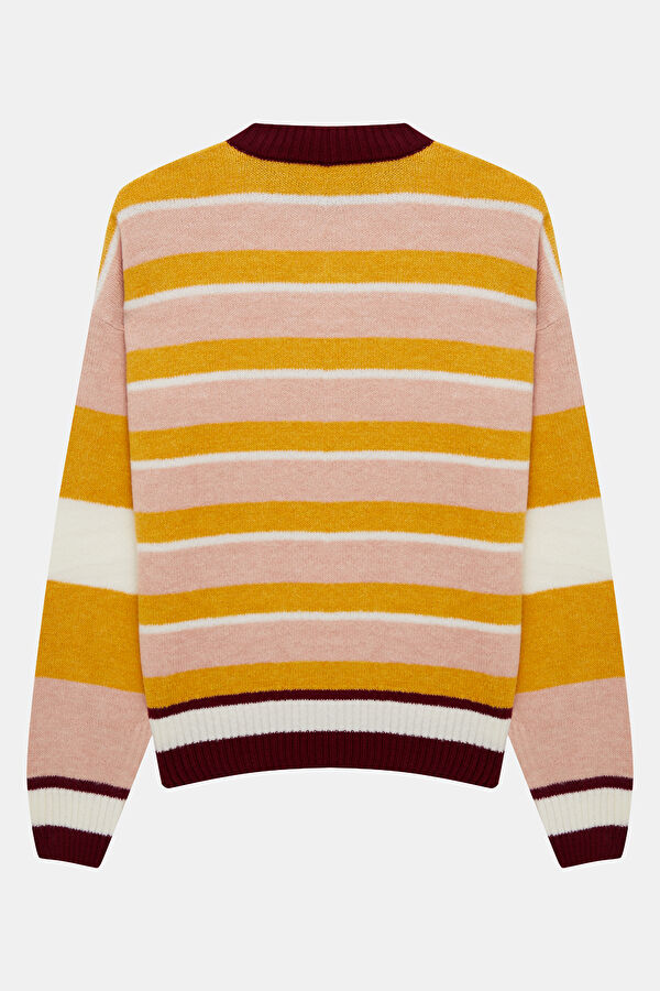 Multicolored Striped Women's Sweater 5