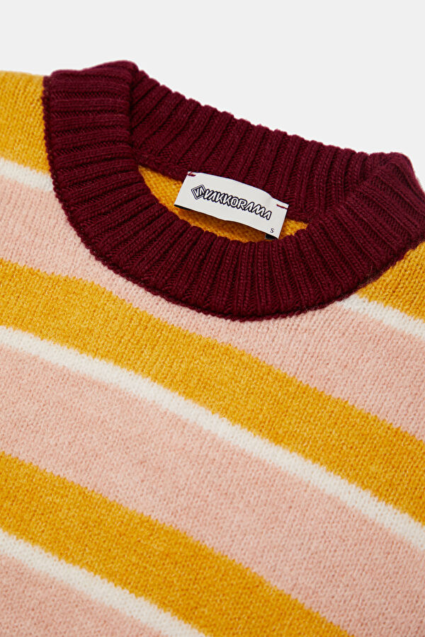 Multicolored Striped Women's Sweater 6