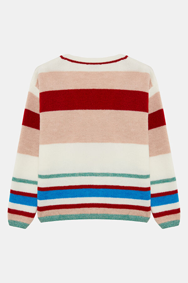 Multicolored Striped Women's Cardigan 6