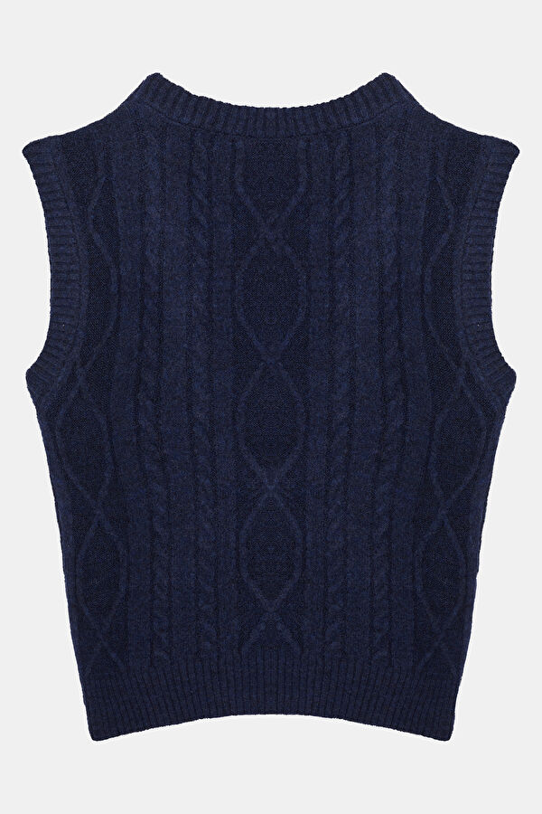 Navy Blue Women's Sweater 6